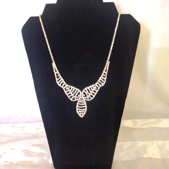 Rhinestone Necklace - Picture 1 of 3
